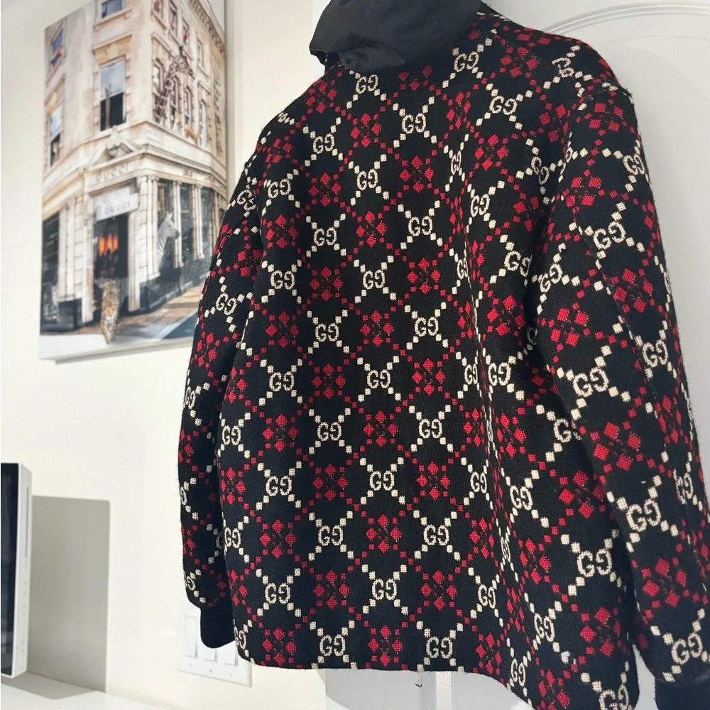 Authentic 💎Gucci Mens GG Diamont Jacket - Picture 8 of 10